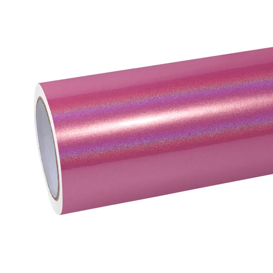 Teowrap Glossy Laser Pink Car Vinyl Wrap Basic